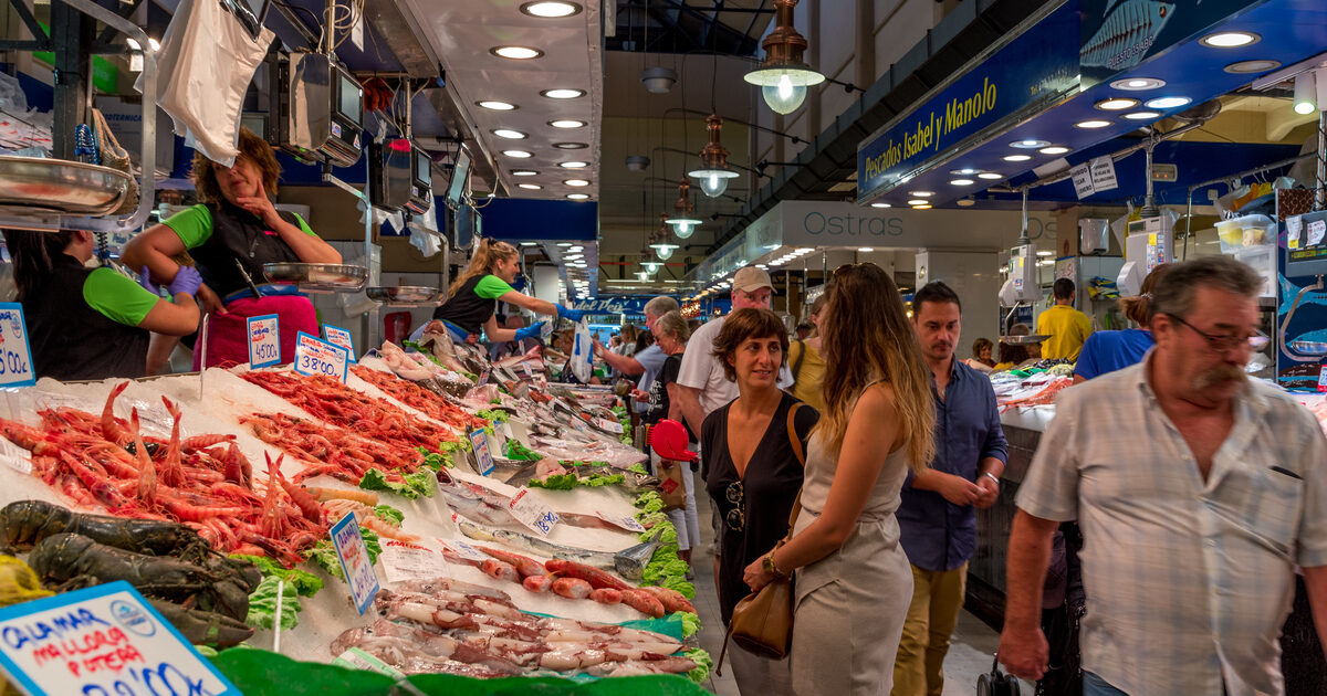 Die Markthalle Mercat de I'Olivar in Palma