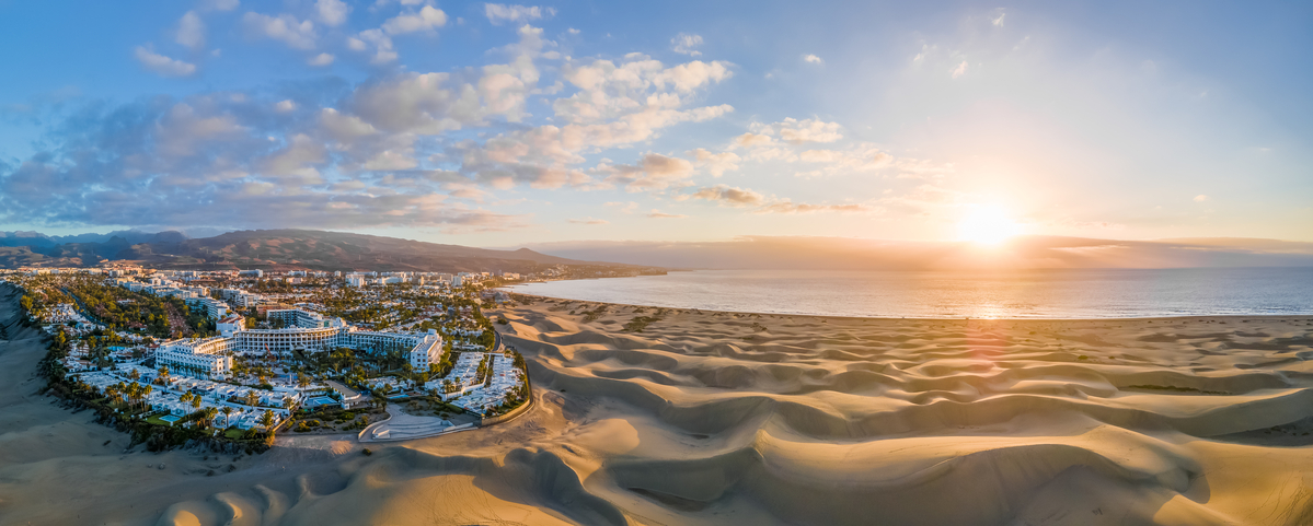 Die Dünen von Maspalomas am Hotel Riu Palace Gran Canaria