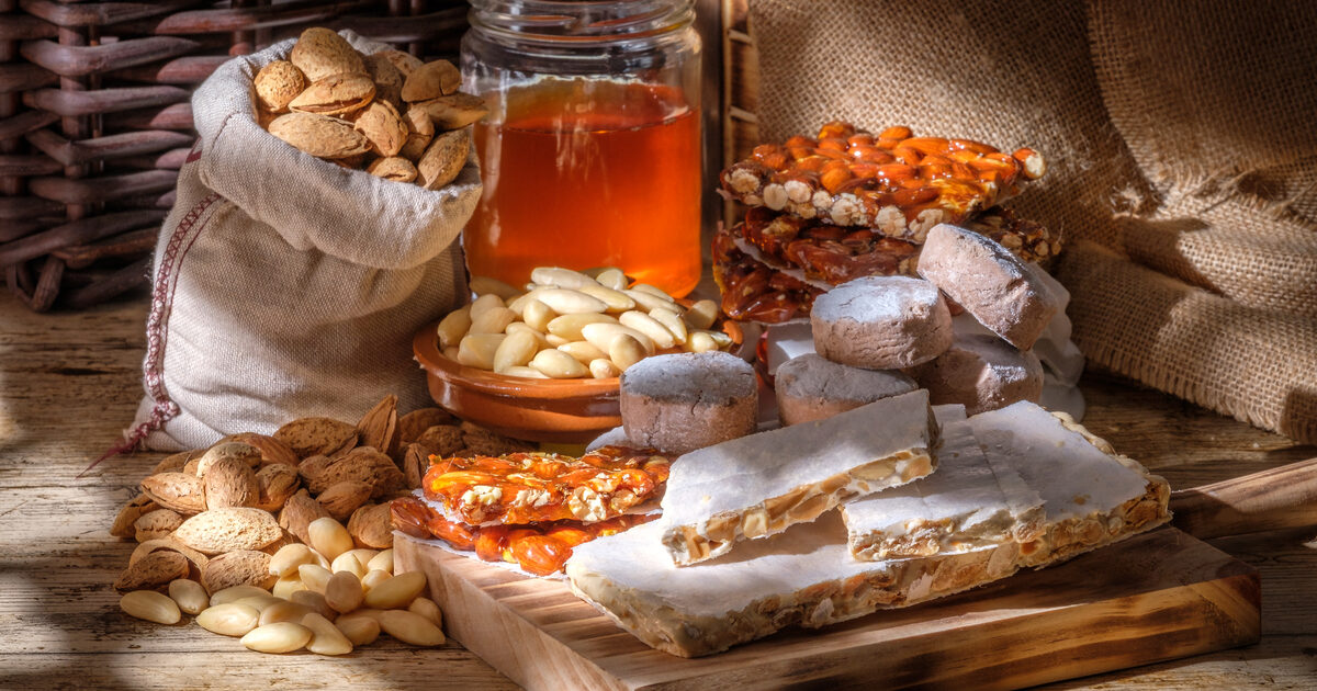 One of the most famous products of the almond trees is the Turrón - a nice souvenir from your holiday.