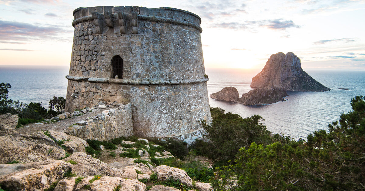 View of Es Vedra from the Ibiza watchtower