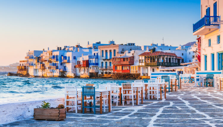 Mykonos Stadt Chora mit Little Venice